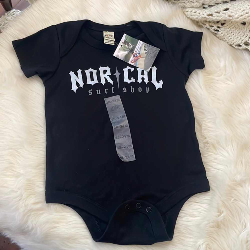18 month infant nor cal surf onesie
